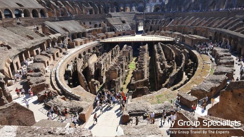 Inside the Colosseum in Ancient Rome