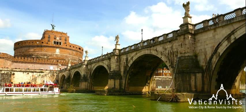 Sant'Angelo Castle from the Tiber River, Rome